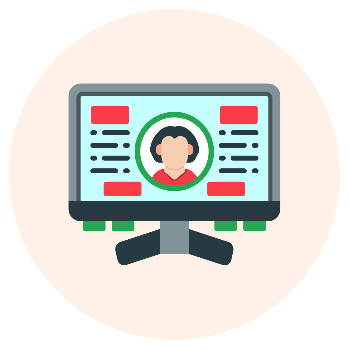 Team collaboration illustration